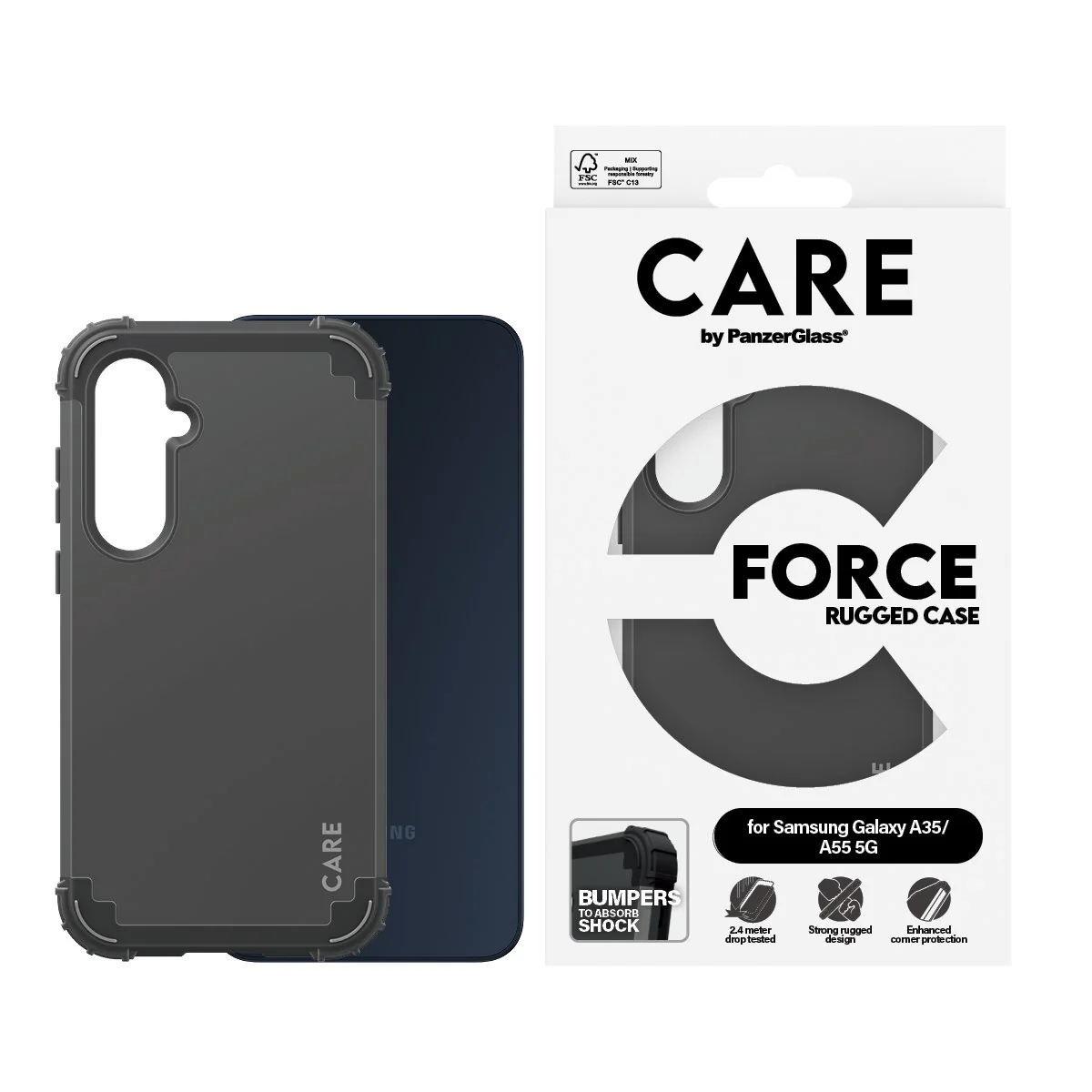 CARE™ by PanzerGlass® Case Sort FORCE Samsung Galaxy A35 5G - Image 2