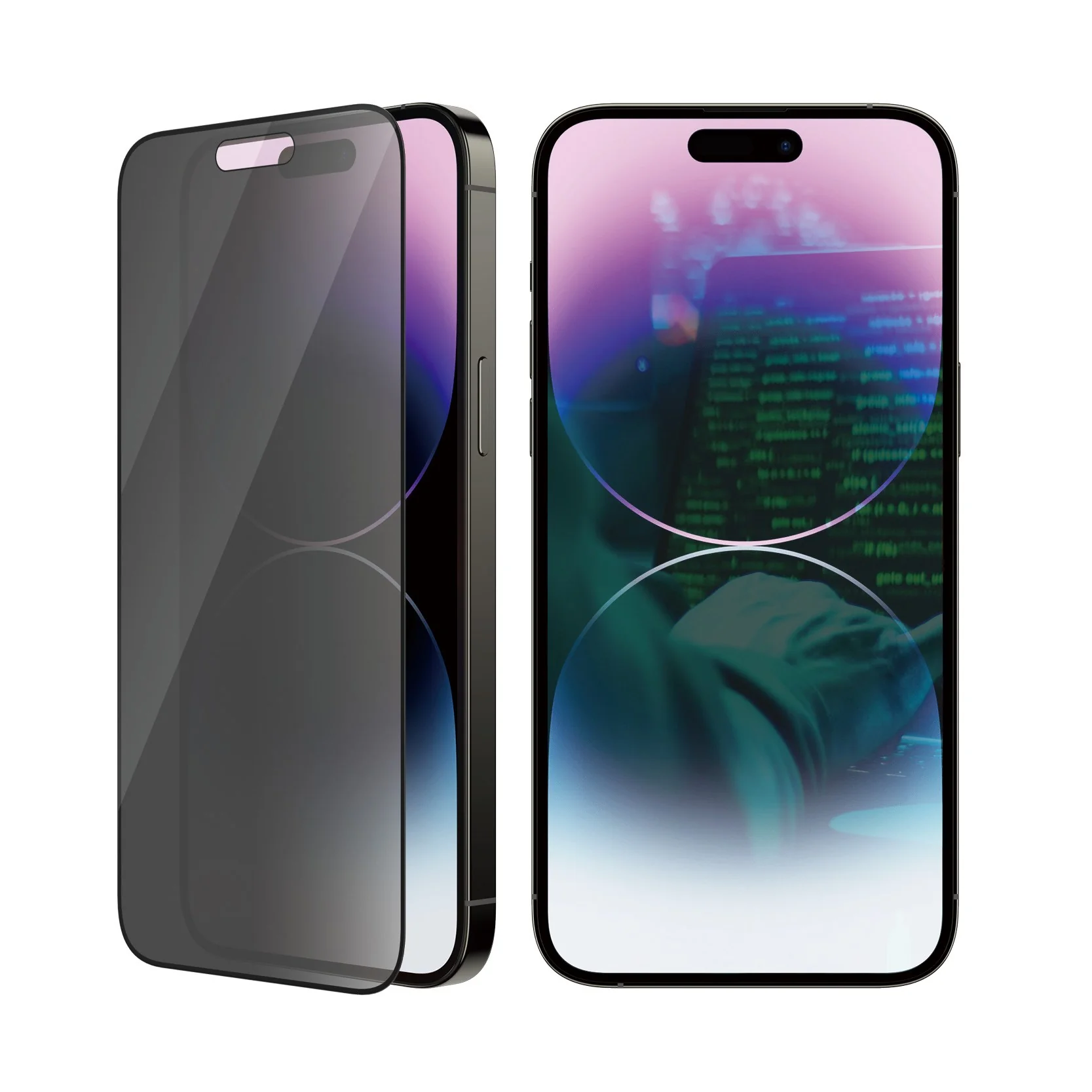 PanzerGlass® Privacy Skærmbeskyttelse iPhone 14 Pro Max | Ultra-Wide Fit m. EasyAligner - Image 7