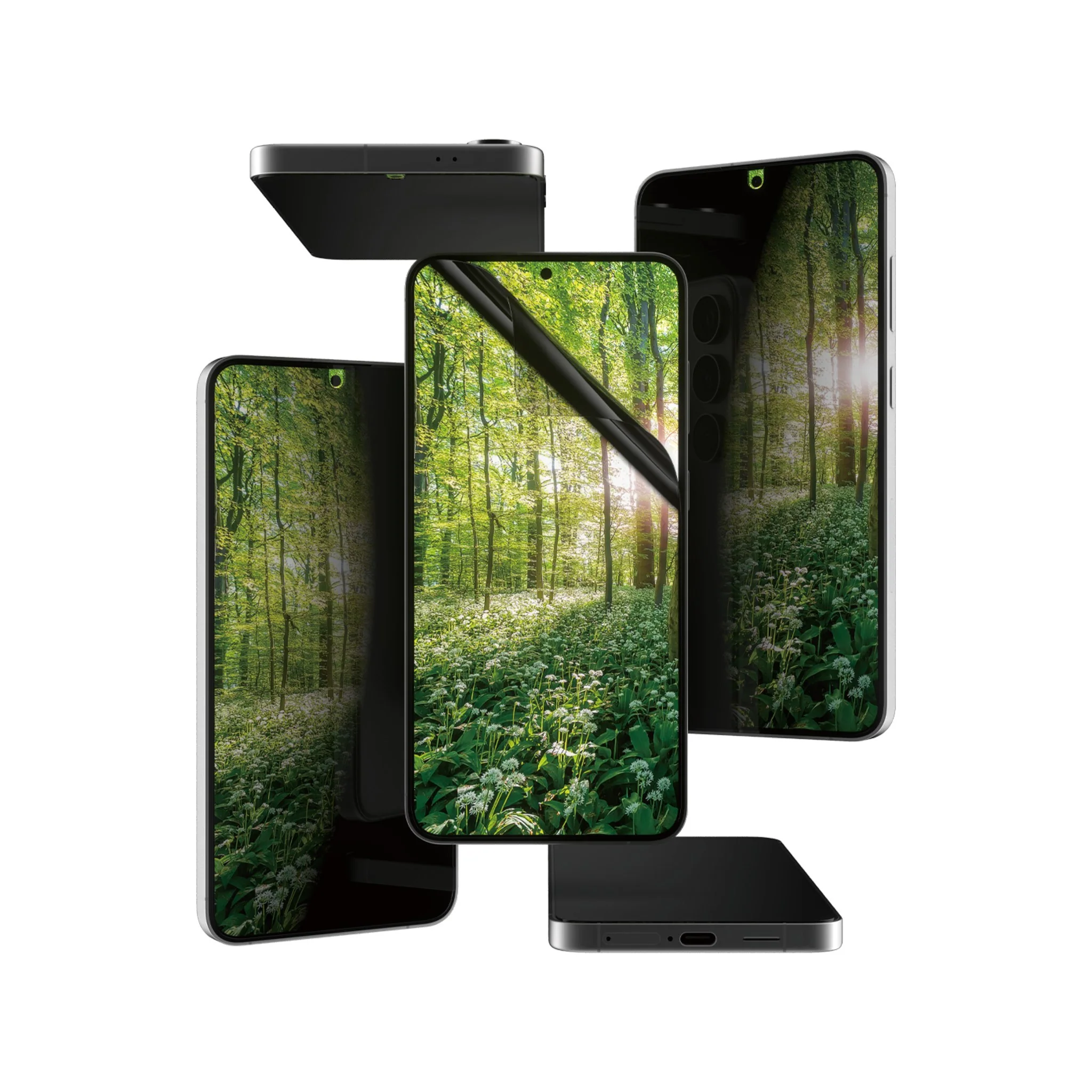 PanzerGlass® ECO MATRIX 4-Way Privacy Skærmbeskyttelse Samsung Galaxy S25+ | S24+ | Ultra-Wide Fit
