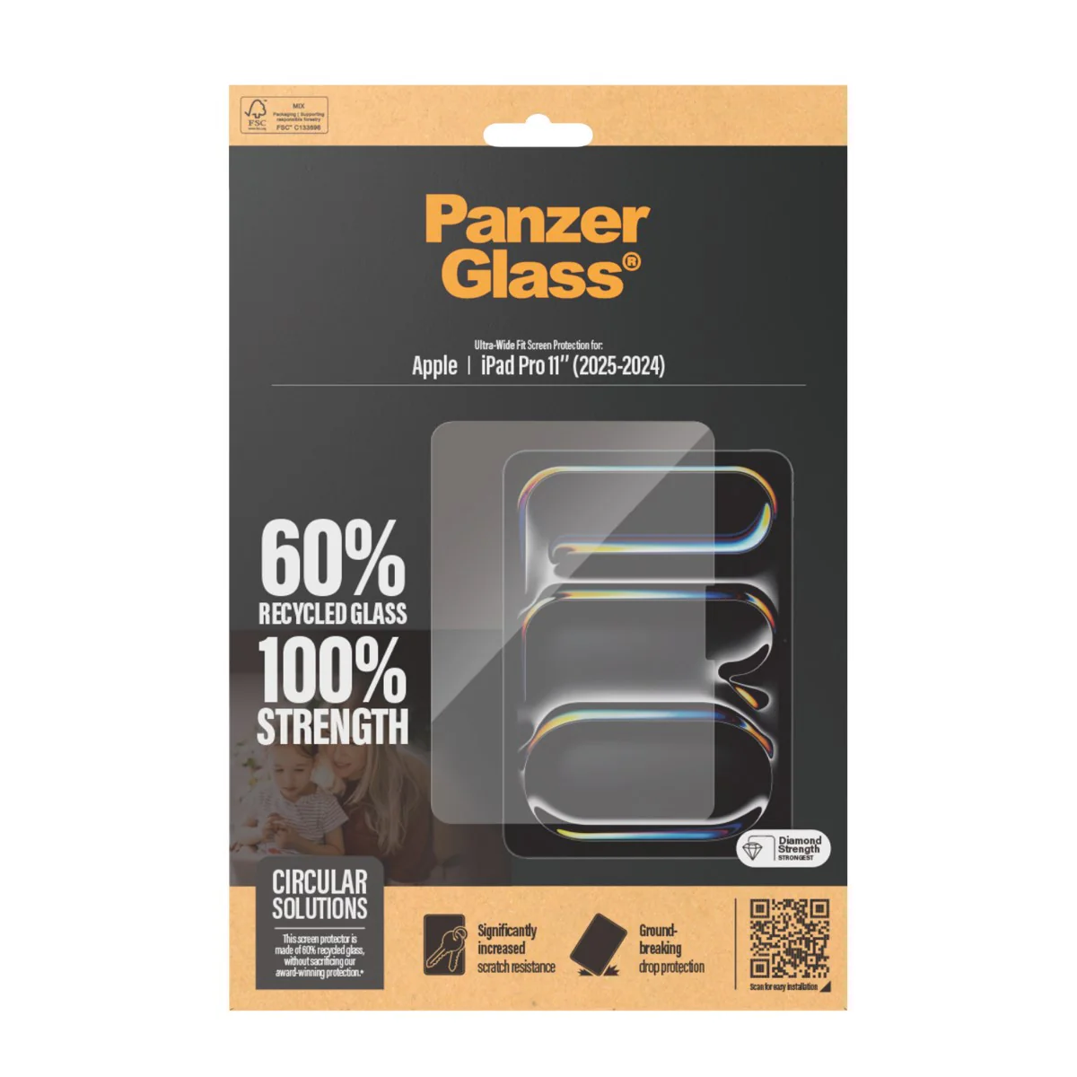 PanzerGlass® Skærmbeskyttelse iPad Pro 11'' (2024-2025) | Ultra-Wide Fit - Image 3
