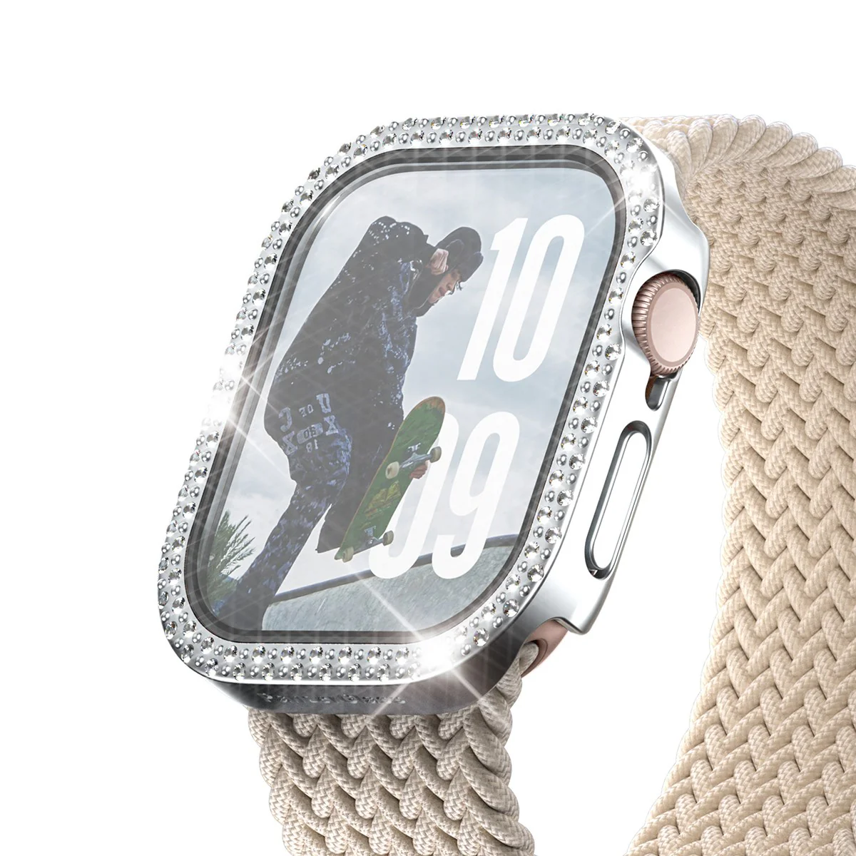 PanzerGlass® Full body Case Disco Sølv Apple Watch Series 11 | 10 | 46mm