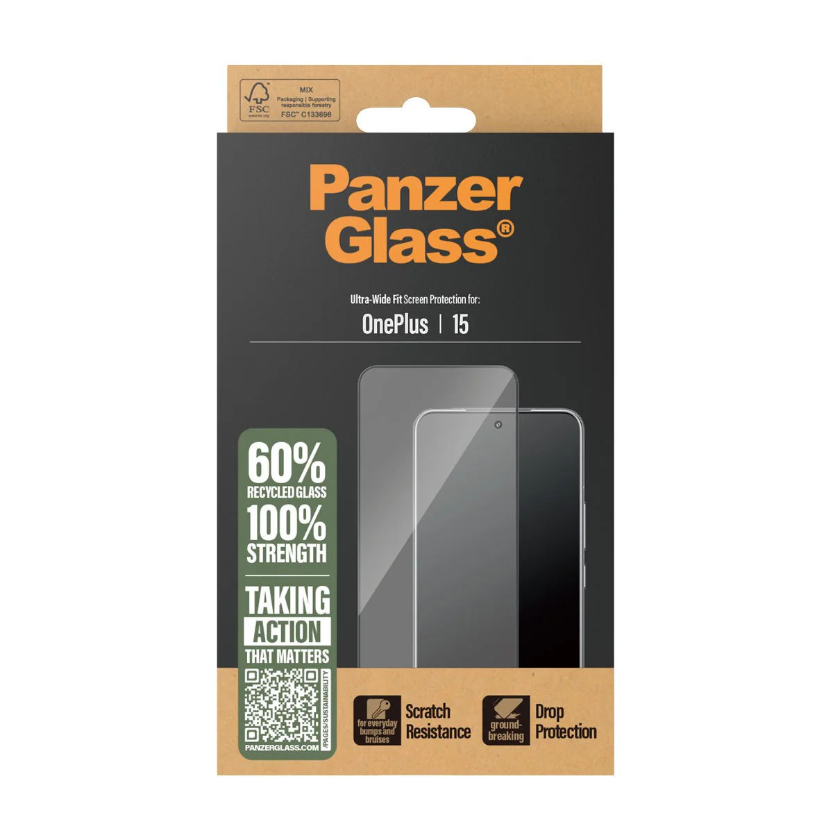 PanzerGlass® Skærmbeskyttelse OnePlus 15 | Ultra-Wide Fit - Image 3