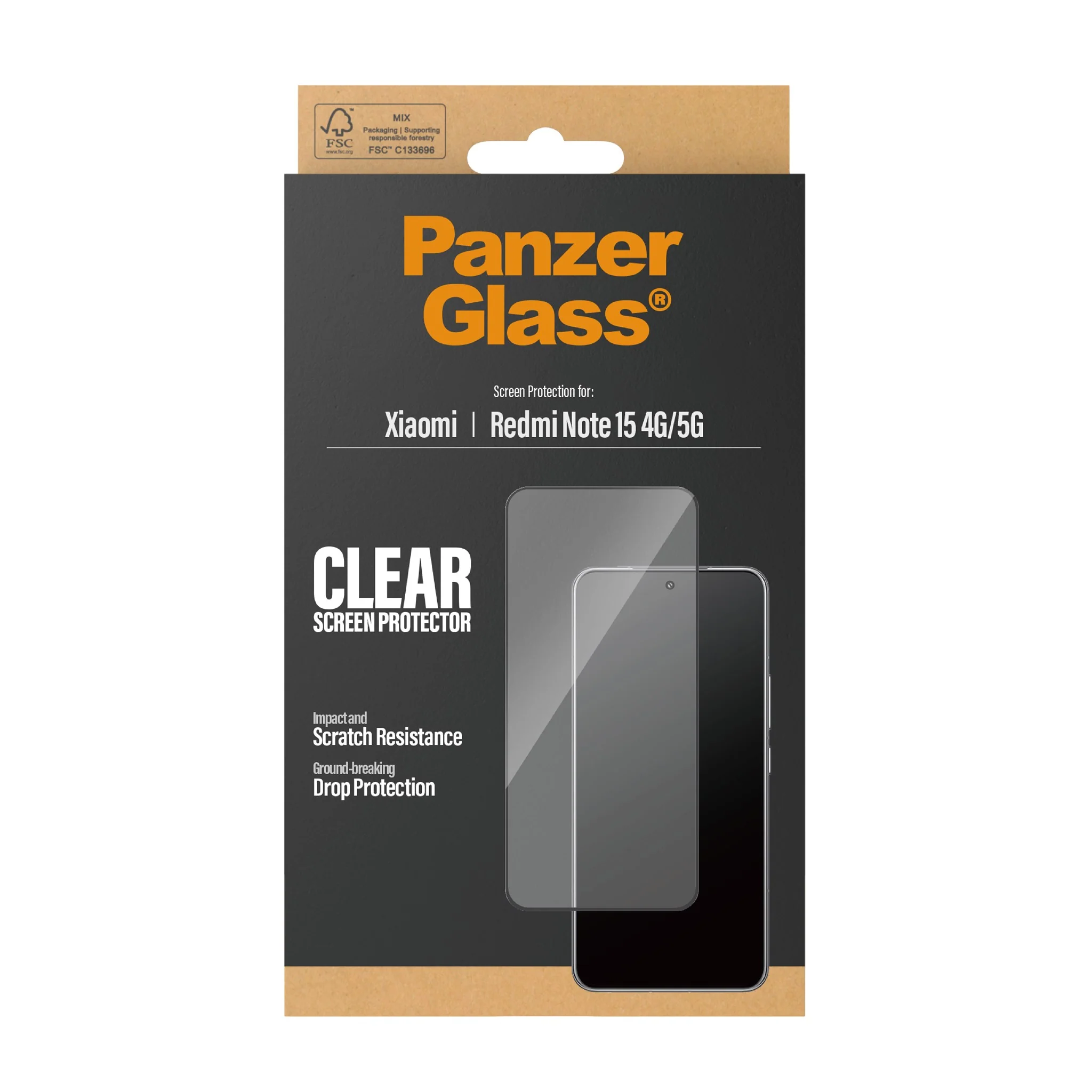 PanzerGlass® Skærmbeskyttelse Xiaomi Redmi Note 15 4G | 5G | Ultra-Wide Fit - Image 3