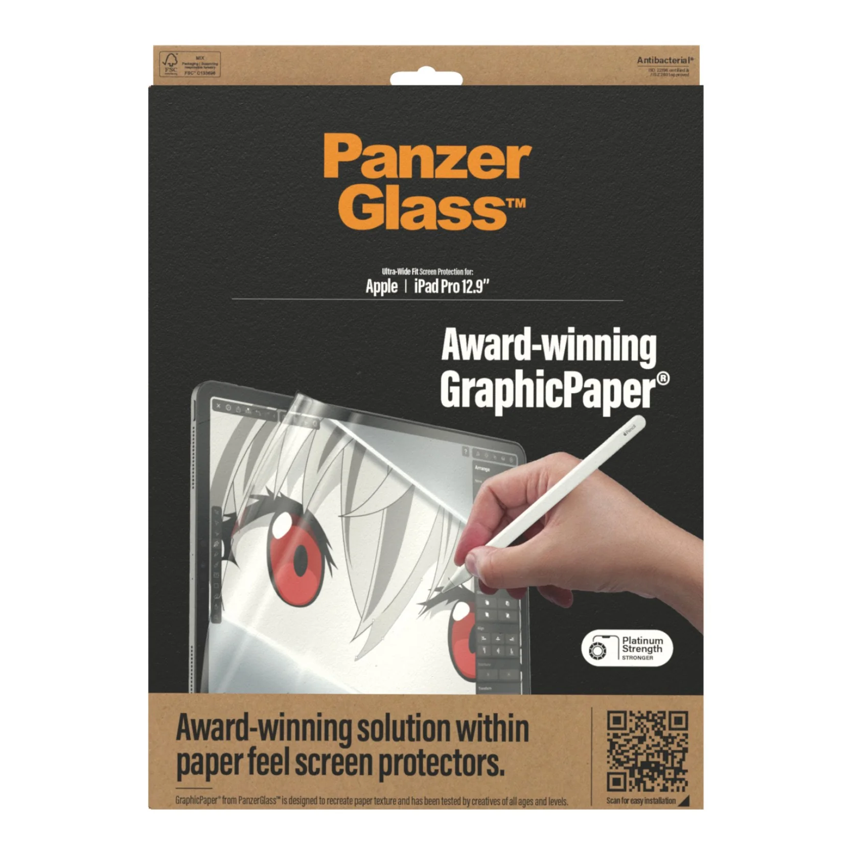 PanzerGlass® GraphicPaper® Skærmbeskyttelse iPad Pro 12.9'' (2018-2022) | Ultra-Wide Fit - Image 3