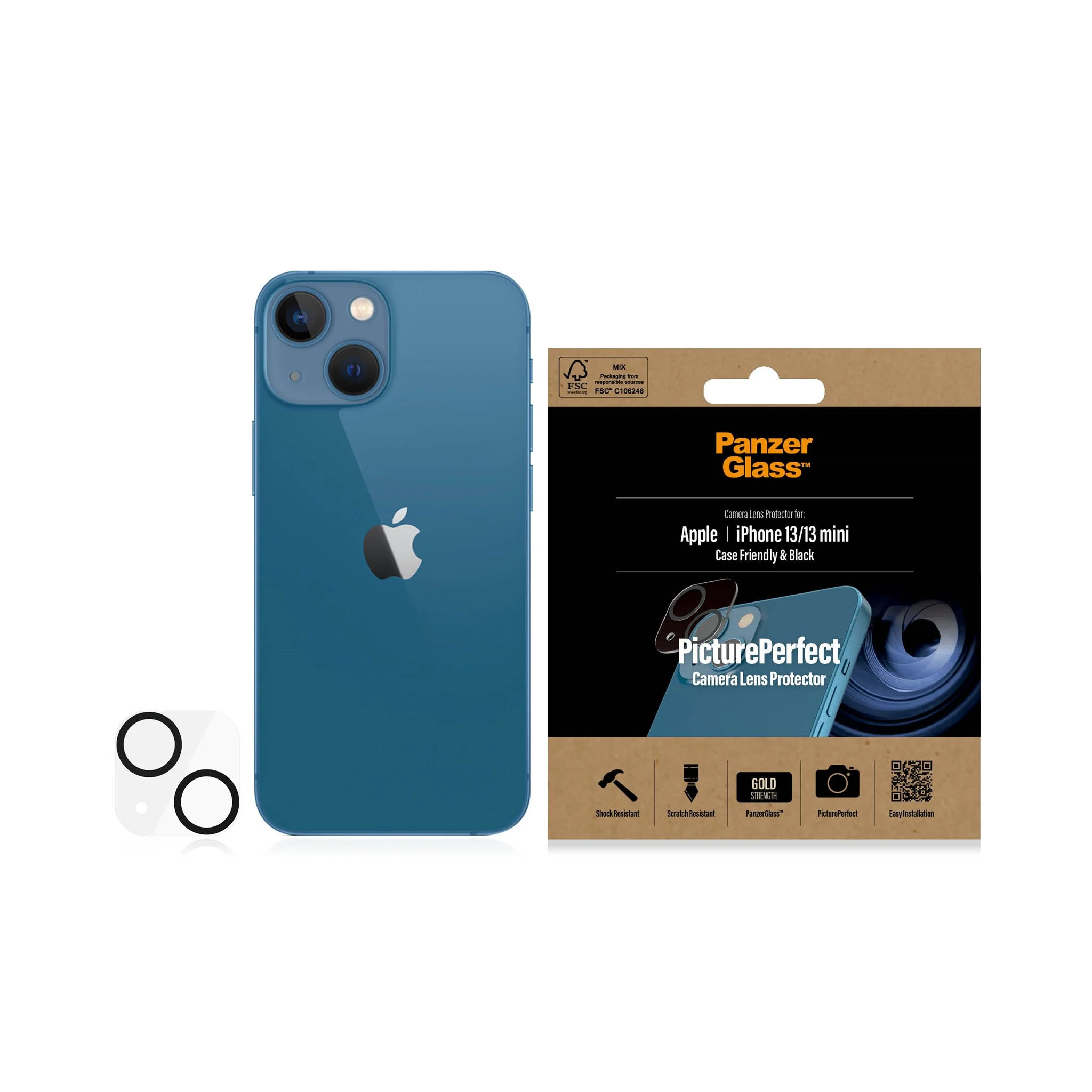 PanzerGlass® PicturePerfect Kameralinsebeskytter iPhone 13 | Mini - Image 3