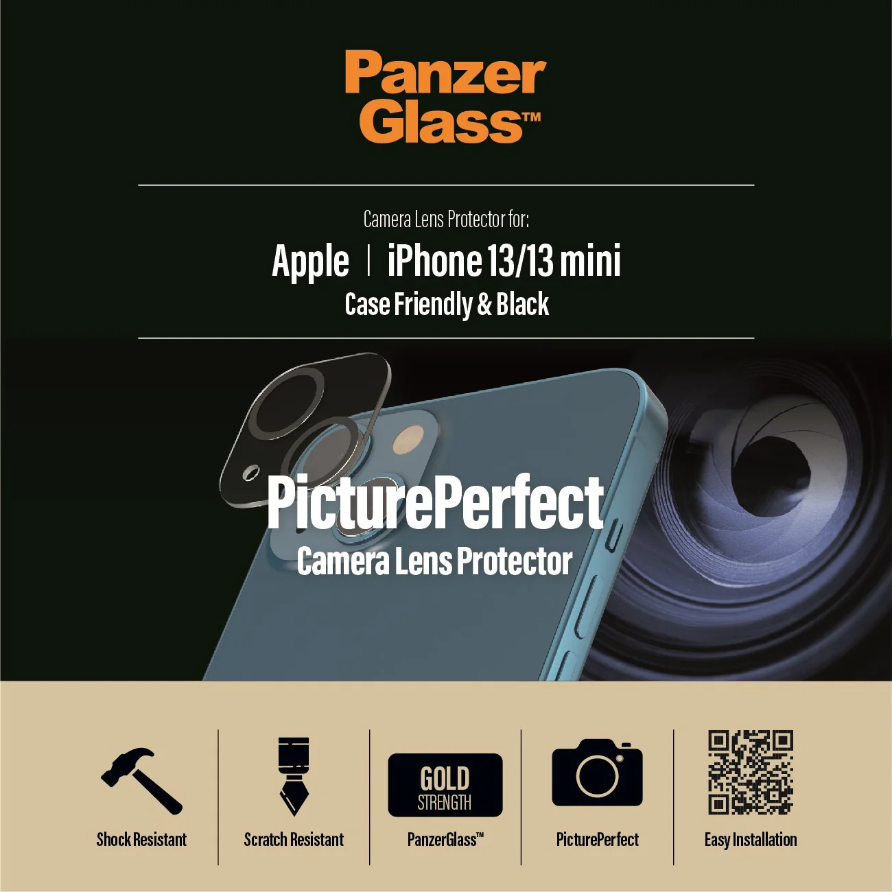 PanzerGlass® PicturePerfect Kameralinsebeskytter iPhone 13 | Mini - Image 9
