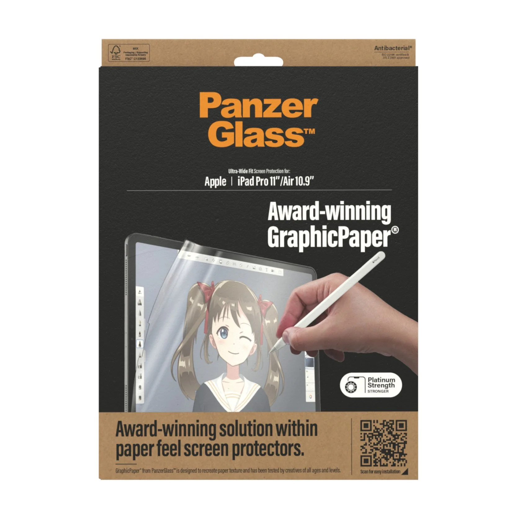 PanzerGlass® GraphicPaper® Skærmbeskyttelse iPad Pro 11″ (2018, 2020-2022, 2024) | iPad Air 10.9'' (2020, 2022) - Image 3