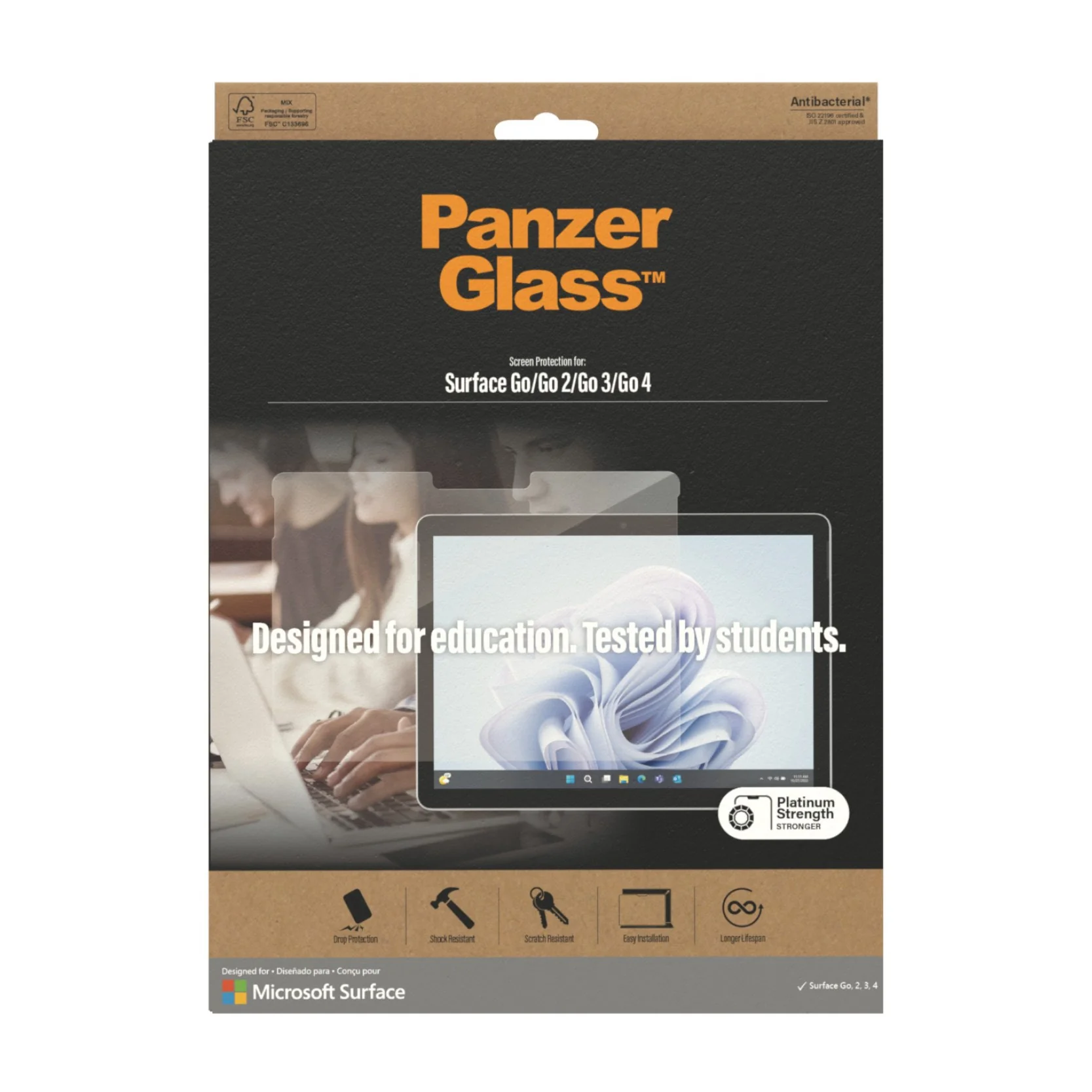 PanzerGlass® Skærmbeskyttelse Microsoft Surface Go 4 | Go 3 | Go 2 | Go - Image 3
