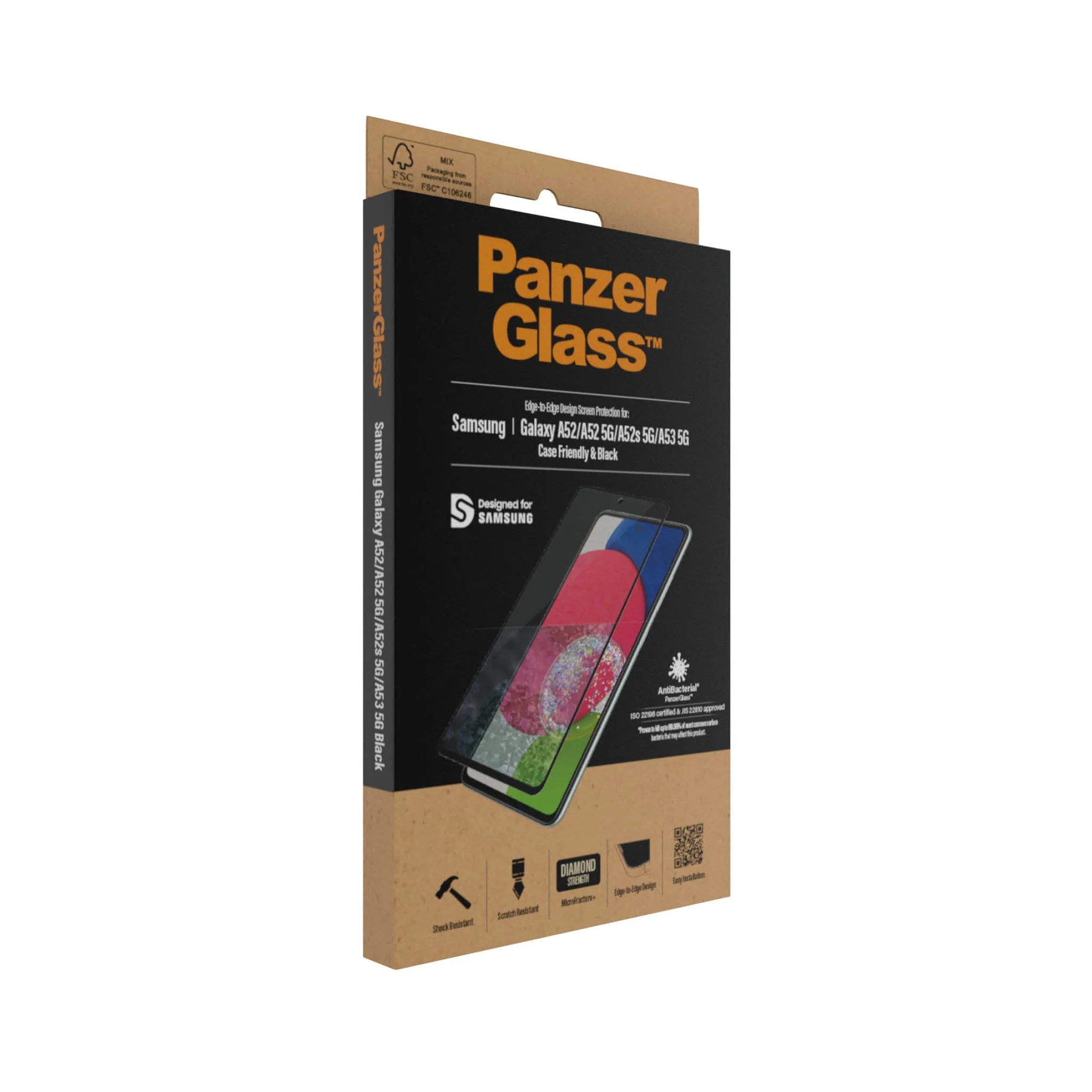 PanzerGlass® Skærmbeskyttelse Samsung Galaxy A52 | A52 5G | A52s 5G | A53 5G - Image 4