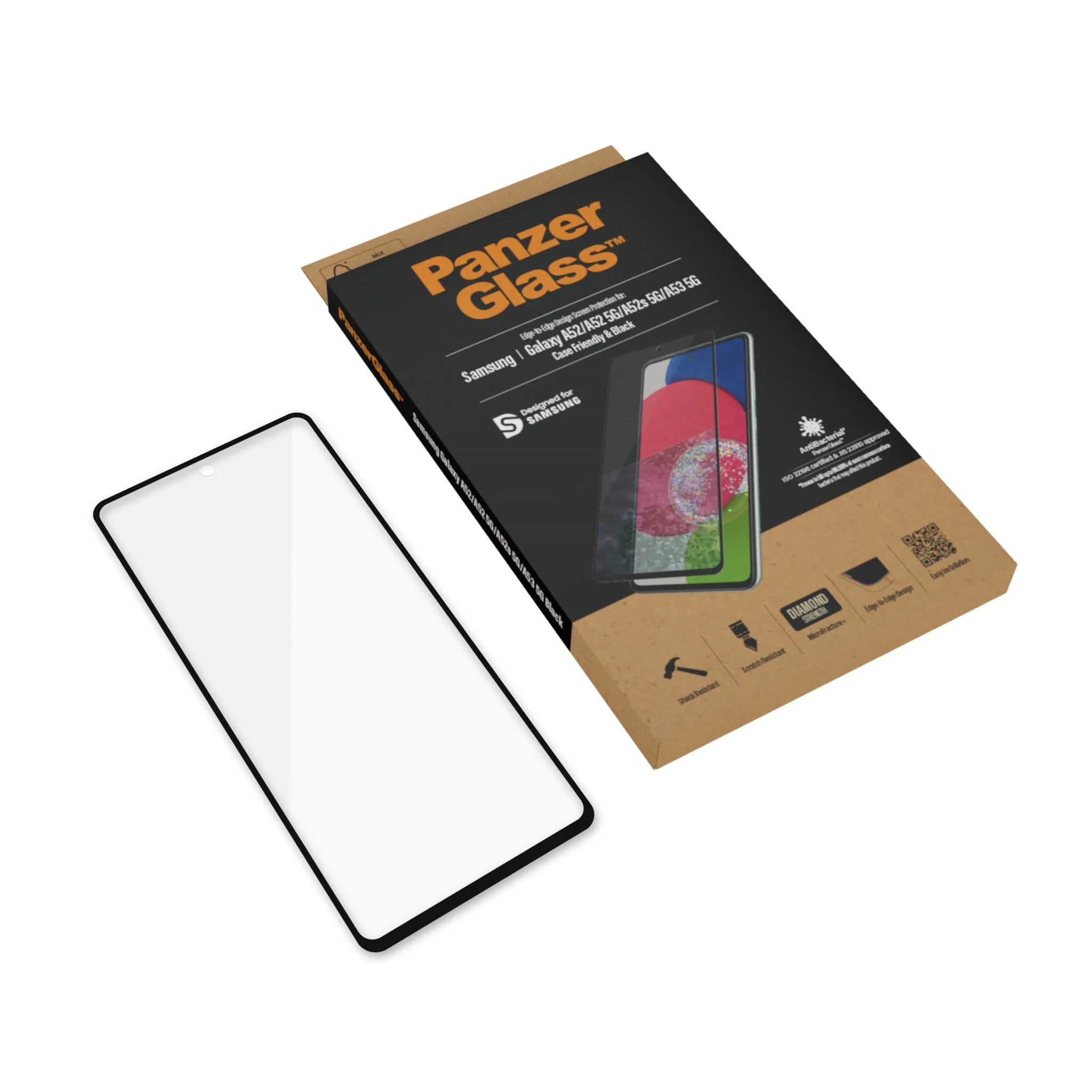 PanzerGlass® Skærmbeskyttelse Samsung Galaxy A52 | A52 5G | A52s 5G | A53 5G - Image 5