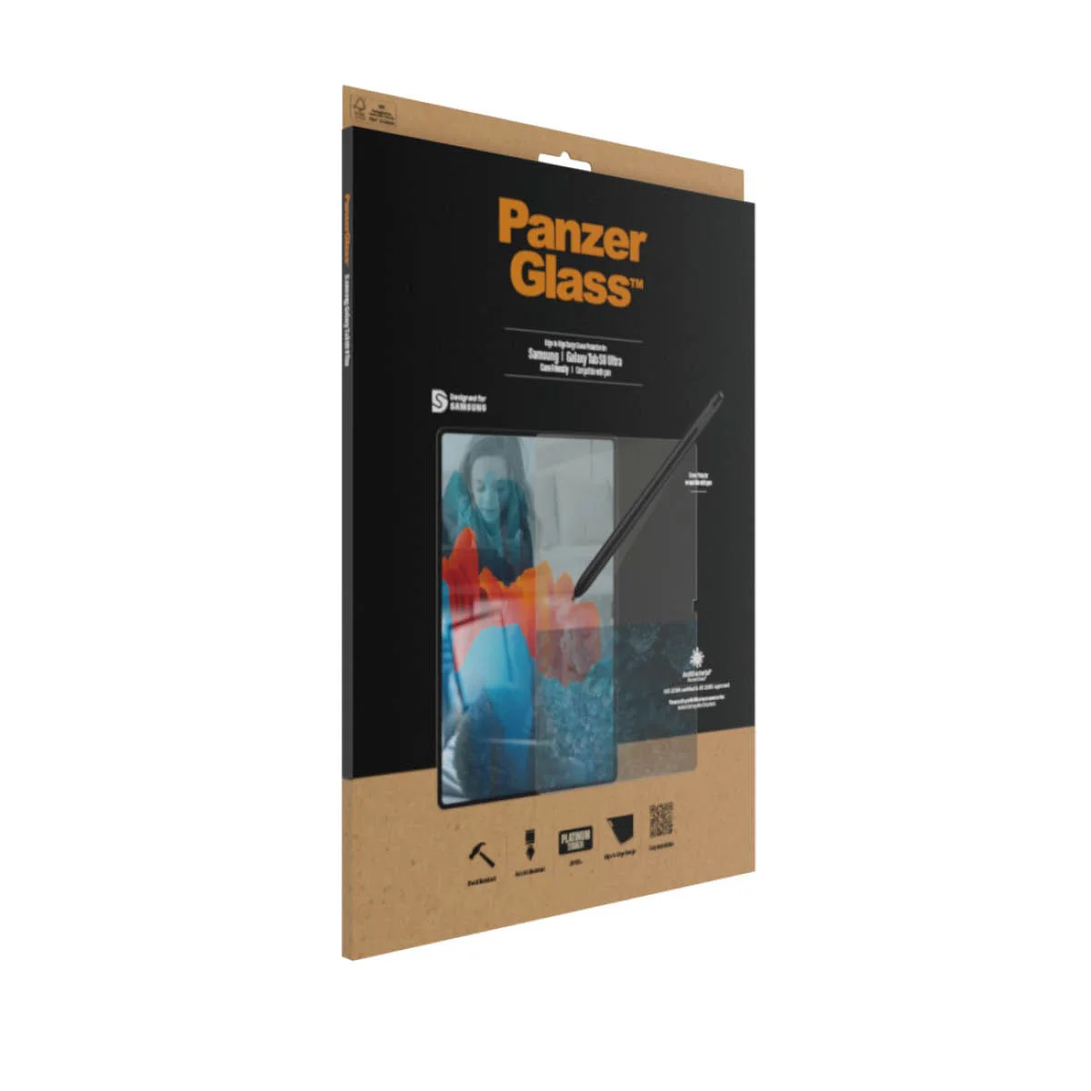 PanzerGlass® Skærmbeskyttelse Samsung Galaxy Tab S8 Ultra | S9 Ultra | Ultra-Wide Fit - Image 12