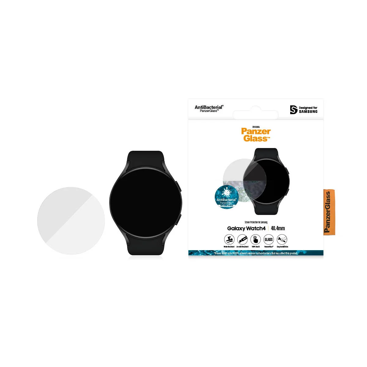PanzerGlass® Samsung Galaxy Watch 4 40.4mm | Skærmbeskyttelse - Image 4