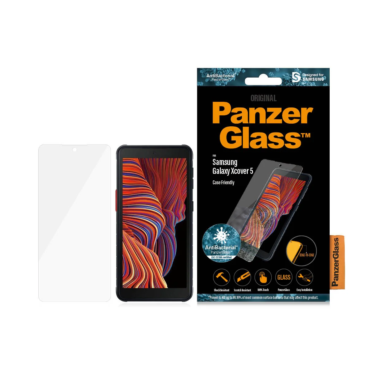 PanzerGlass® Skærmbeskyttelse Samsung Galaxy Xcover 5 - Image 3