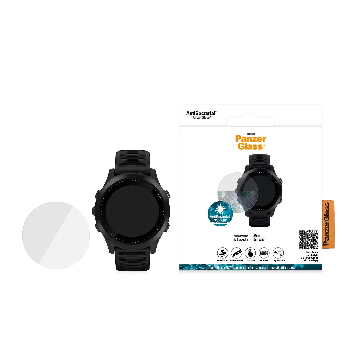 PanzerGlass® SmartWatch 35mm | Skærmbeskyttelse - Image 3
