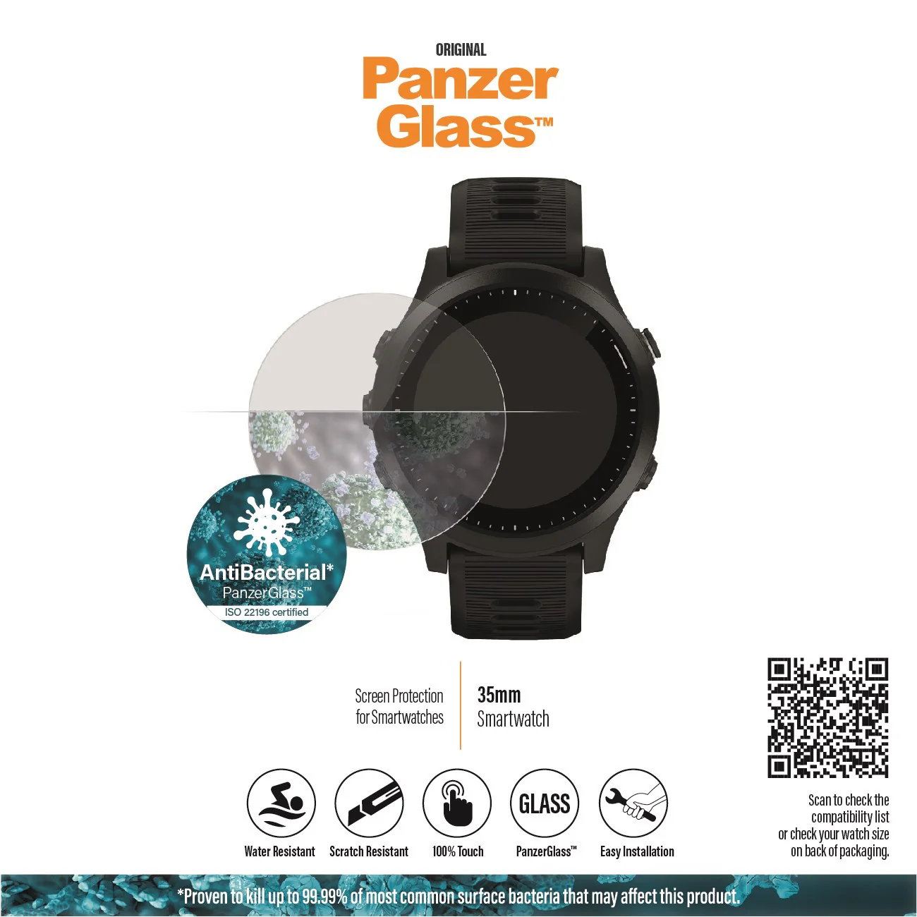 PanzerGlass® SmartWatch 35mm | Skærmbeskyttelse - Image 8