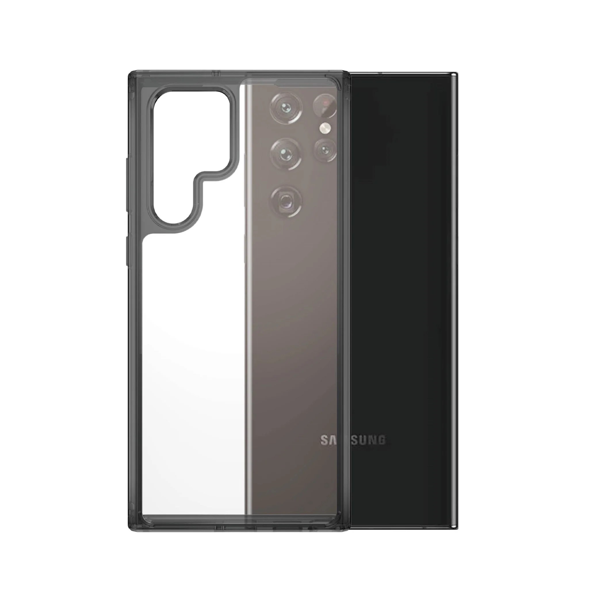 PanzerGlass® HardCase Samsung Galaxy S22 Ultra 5G - Smokey Sort - Image 7