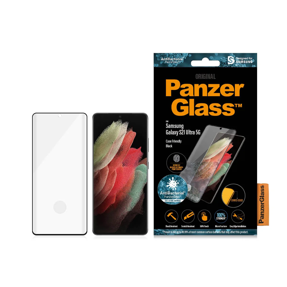 PanzerGlass® Skærmbeskyttelse Samsung Galaxy S21 Ultra 5G - Image 3