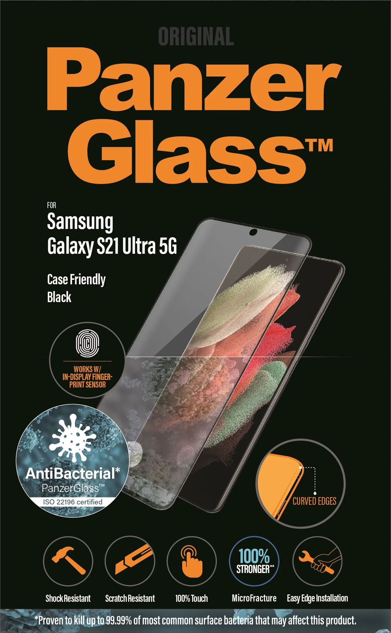 PanzerGlass® Skærmbeskyttelse Samsung Galaxy S21 Ultra 5G - Image 8