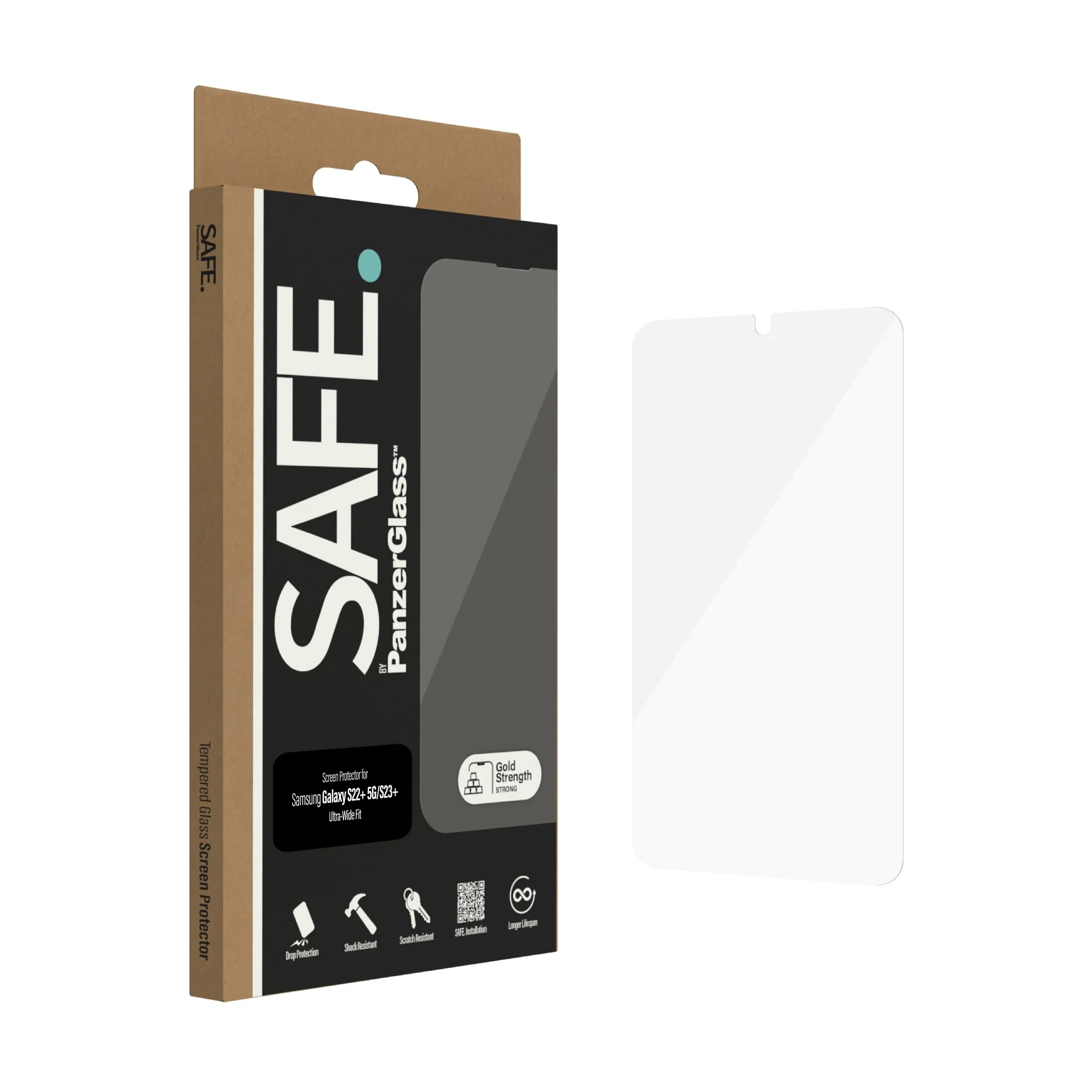SAFE. by PanzerGlass® Skærmbeskyttelse Samsung Galaxy S22+ 5G | S23+ | Ultra-Wide Fit - Image 3